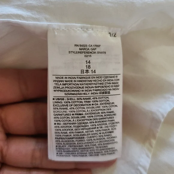 BNWT Gap empire waist dress - size 14 - Picture 5 of 5